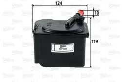Mazot Filtresi Berlingo C3 C4 C5 Xsara Picasso P206 P207 P307 C5 II C5 III Partner Tepe Berlingo III Euro4 Motor Dv6 (1.6 HDI 16V)