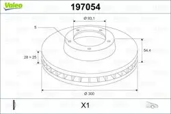 Disk Ford Transit (2006 -) 2.2Tdcı, 2.2 TDCI 110, 2.2 TDCI 130, 2.3I, 3.2 (Ithal) *E.F.U**