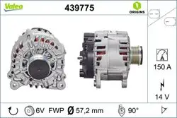 Alternatör Kmp Audi A4 A5 (Eskı 439644) Alternatör Kmp Bınek (Ithal)