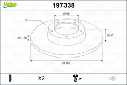 Disk Audi Tt Sérıe 2 (8 / 2006 -) , Ttrs (7 / 2009 -) Fren Bınek (Ithal)