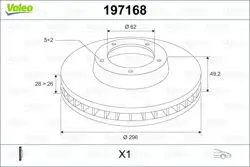 Disk Toyota Camry (2001-2006) 2.0I, 2.4I, 3.0I V6fren Bınek (Ithal)