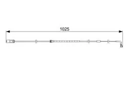 Fren Balata Kablosu Arka 06-X5 (E70) X6 (E71-E72)