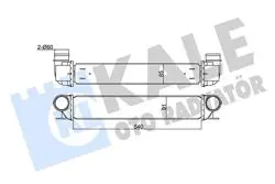 Turbo Radyatörü (Intercooler) 99-5-Seri (E39) 7-Seri (E38)
