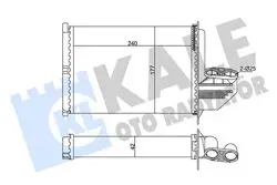 Kalorifer Radyatörü 91-00 3-Seri (E36)