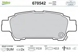Fren Balata Arka 03-Avensis 2.0Vvti-D4d