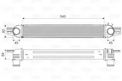 Turbo Radyatörü (Intercooler) 08-Fiorino 1.3Mjt Bipper-Nemo 1.4Hdi