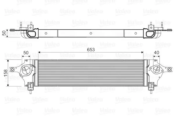 Turbo Radyatörü (Intercooler) 07-Qashqai + 2 1.5 DCI