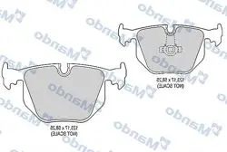 Fren Balata Arka 3S-E46 7S-E38 X3-E83 X5-E53