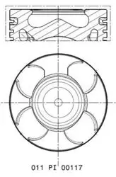 Piston + Segman (Adet) 040 12-Combo 1.3 CDTI A13fd 70