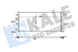 Ford Mondeo 2014-2018 Model Arası 1.5 Ecoboost Klima Radyatörü