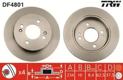 Disk Arka (Ad) 08-18 i10 05-Picanto