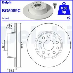 Disk Arka (Ad) 17-Troc-Karoq-Ateca-Q2