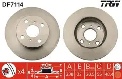 Disk On 93-01 Corolla