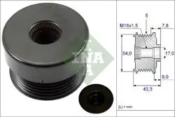 Alternatör Kasnağı 98-Astra.G-Vectra.C-Corsa.C *U.K**