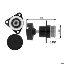 Alternatör Kasnağı 02-Connect-Focus-Mondeo-Cmax 1.8Tdci