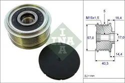 Alternatör Kasnağı 05-Accent.Era-Getz 1.5Crdi 08- i20- i30 1.4-1.6 CRDI