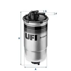 Mazot Filtresi Polo (9N_, 9A_) 01-091.9 TDI 1.9 TDI Polo IV Sedan (9A4, 9A2, 9N2, 9A6) 02-121.9 Sdı 1.9 TDI Polo 01-/ Cordoba (6L2) 02-091.9 TDI 1.9 TDI 1.9 Sdı 1.4 TDI 1.4 TDI Ibiza III (6L1) 02-091.9 TDI 1.9 TDI 1.4 TDI Cordoba Ibiza IV