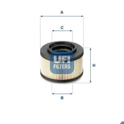 Mazot Filtresi Voyager III 00-2.5 CRDI 141Ps