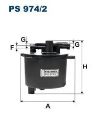 Mazot Filtresi Komple 07-407-607-4007-C5-C6 2.2Hdi