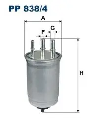 Mazot Filtresi 03-Connect 1.8Tdci 90Hp