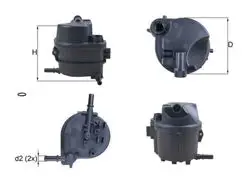 Mazot Filtresi 01-206-307 1.4Hdi (Isıtıcı Gırıslı)