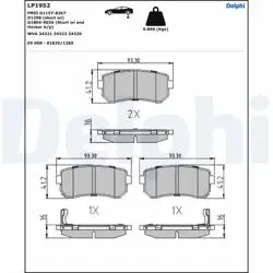Fren Balata Arka 06-Acc.Era- i30-Rio-Ceed
