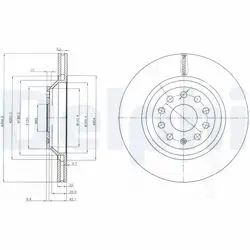 Disk Arka 05-Golf.V.VI-Passat-A3