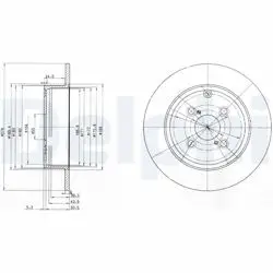 Disk Arka 02-Corolla 2.0 D-4D