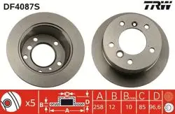 Disk Arka (Ad) 96-07 Lt35-Sprinter (Kutu Fıyat Tek)