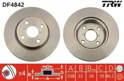 Fren Diski Ön Yaris 06-1.0İ 12V 1.3İ 16V 1.4D 8V
