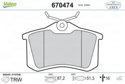 Fren Balata Arka 03-Mgn.II-Mds-Clo.III-Golf.3.4.5-C2-C3-C4-307 17mm.