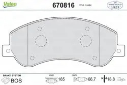 Fren Balata Ön 07-Transit 2.2-2.4 TDCI V347 Ar.Cek