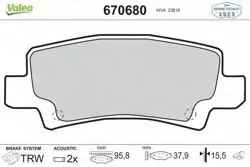 Fren Balata Arka 02-07 Corolla