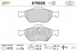 Fren Balata Ön 06-Yaris 1.0-1.3Vvti *D4d*