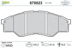 Fren Balata Ön Hilux VII Pick-Up (_N1_, _N2_, _N3_) 04-152.5 D-4D (Kun15_) 2.5 D-4D (Kun15_, Kun10) 2.5 D-4D (Kun15) Hilux 06-2.5D4d4×2