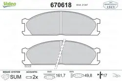 Fren Balata Ön 97-06 Pick-Up (D22) 2.4İ-2.5Di