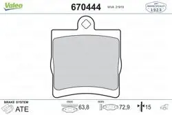 Fren Balata Arka 01-07 C-Seri (W203)