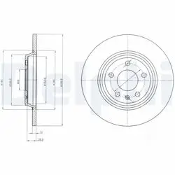 Disk Arka 08-Aı.A4-A5-A6-A7-Q5 Kaplamalı