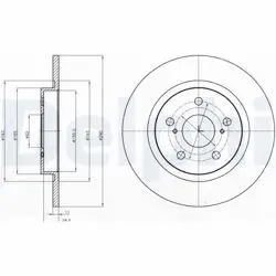 Disk Arka 09-Avensis.Verso 1.6İ-1.8İ-2.0D-4D Kaplamalı