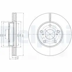 Disk On 07-Corolla-Auris 1.4D-4D