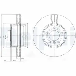 Disk On (Ad) 04-520İ-D-523İ-525İ-D-530İ-D (E60-E61) (Kutu Fıyat Tek) Kaplamalı
