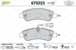 Fren Balata Arka 14-Ducato 2.3-3.0Mjt