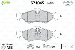 Fren Balata Arka <06 Lt28 2.5-2.8