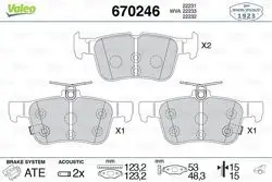 Fren Balata Arka 14-Mondeo-Smax
