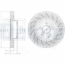 Disk On (Ad) 07-C-Seri (W204-S204) E-Seri (W212-S212) Kaplamalı
