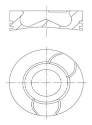 Piston Segman 0.50 206 307 307 / C3 / Fiesta V Fusion 02-1.4 HDI Dv4 1.4 TDCI Adet 74.2mm