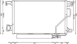 Klima Radyatörü W203 02-07 Cl203 02-08 S203 03-07 C209 02-09 A209 03-10