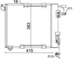 Klima Radyatörü Astra G Zafira A Y17dth Y17dtl Y22dtr 425X400x18