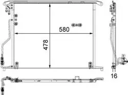 Klima Radyatörü W220 98-05 C215 99-06 R230 03-12