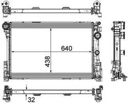 Radyatör Mercedes W204 W212 A207 R172